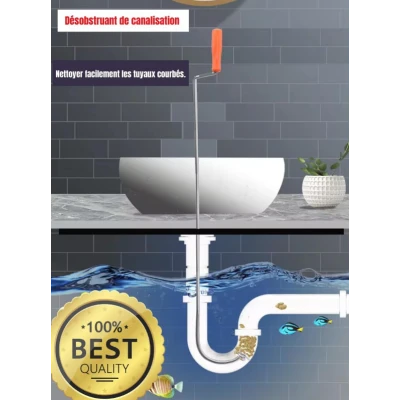 DÉBOUCHEUR SPIRALE POUR ÉVIER, LAVABO , BIDET ,DOUCHE 5M SGS SGS - 4