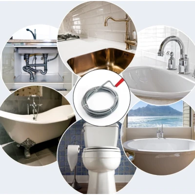 DÉBOUCHEUR SPIRALE POUR ÉVIER, LAVABO , BIDET ,DOUCHE 5M SGS SGS - 5