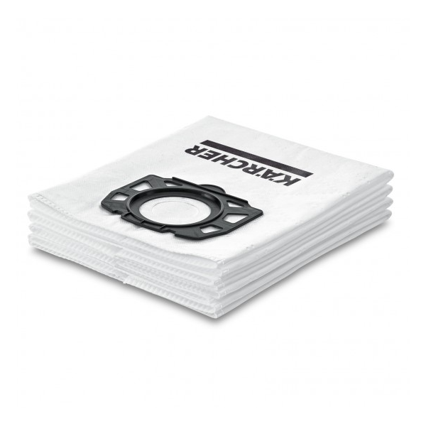 LOT DE 4 SACHETS FILTRE EN OUATE POUR WD4/WD5/WD6 KARCHER