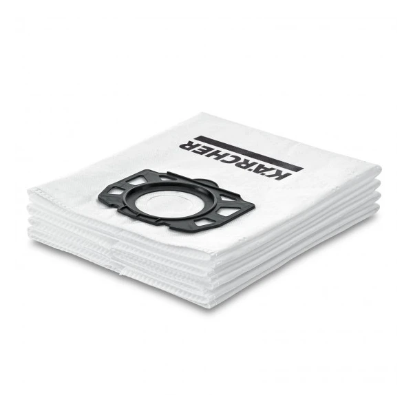 LOT DE 4 SACHETS FILTRE EN OUATE POUR WD4/WD5/WD6 KARCHER