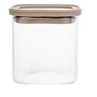 BOÎTE DE CONSERVATION EN VERRE 800ML AVEC COUVERCLE EN SILICONE - 1