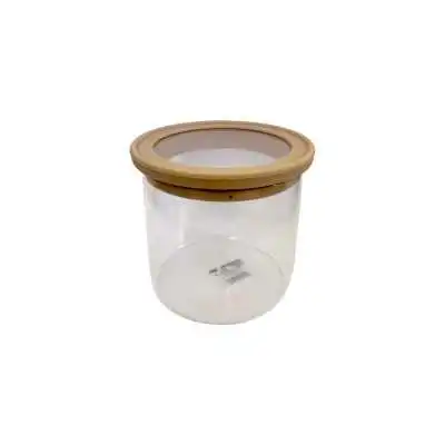 BOÎTE DE CONSERVATION ROND EN VERRE 550ML AVEC COUVERCLE EN SILICONE - 1