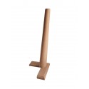 PIED DE MEUBLE EN BOIS FORME CONIQUE HAUTEUR 34CM  - 1