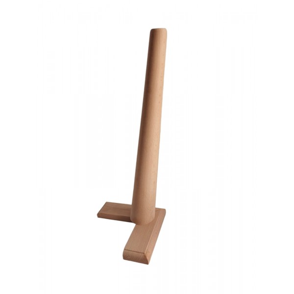 PIED DE MEUBLE EN BOIS FORME CONIQUE HAUTEUR 34CM  - 1