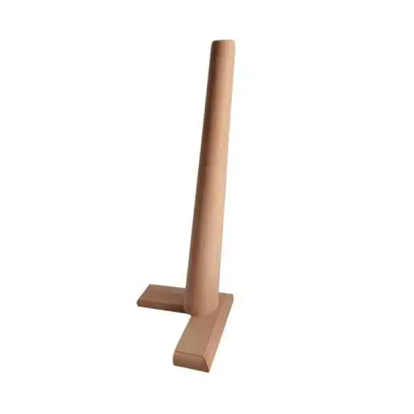 PIED DE MEUBLE EN BOIS FORME CONIQUE HAUTEUR 34CM