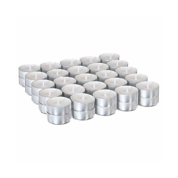 LOT DE 50 BOUGIES CHAUFFE PLAT BLANC  - 3