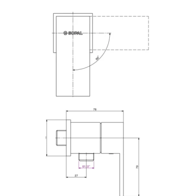 ROBINET DE TOILETTE EL JEM SOPAL SOPAL - 2