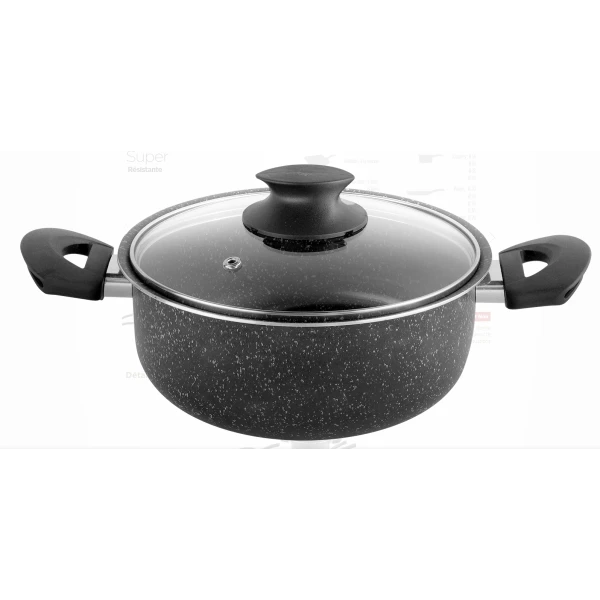 FAITOUT Ø24 AVEC COUVERCLE BLACK MODEL GRANIT WINOX