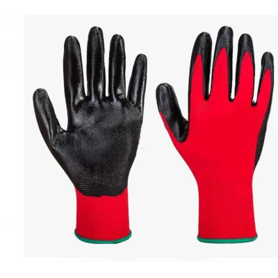 GANTS DE PROTECTION EN POLYESTER TAILLE XL ROUGE POWER - 1