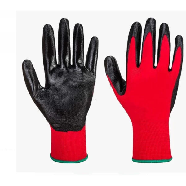 GANTS DE PROTECTION EN POLYESTER TAILLE XL ROUGE POWER