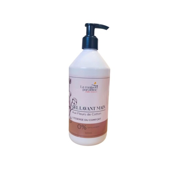 SAVON LIQUIDE FLEUR DE COTON 500ML LA MAISON PARAFFINE