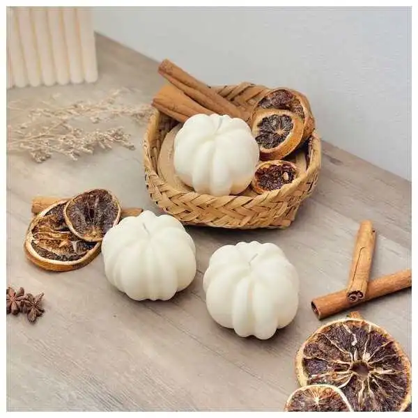 BOUGIE CITROUILLE Ø5CM LA MAISON PARAFFINE