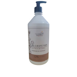 SAVON LIQUIDE FLEUR DE COTON 1L LA MAISON PARAFFINE LA MAISON PARAFFINE - 1