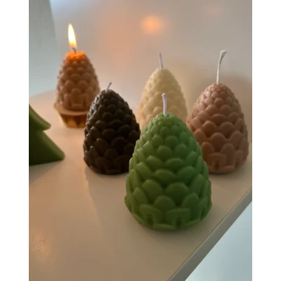 BOUGIE FORME POMME DE PIN FERMÉE LA MAISON PARAFFINE LA MAISON PARAFFINE - 1