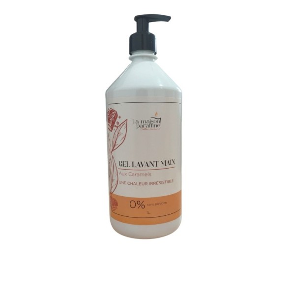 SAVON LIQUIDE CARAMEL 1L LA MAISON PARAFFINE