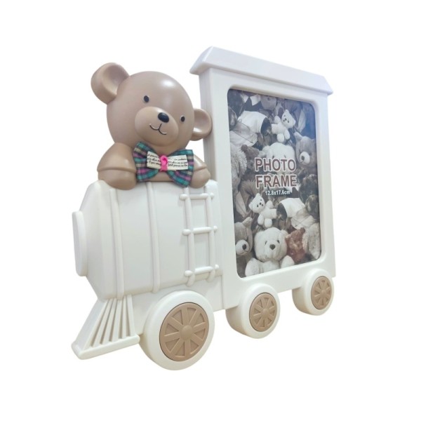 CADRE PHOTO EN PLASTIQUE PETIT TRAIN 12.8*17.6CM
