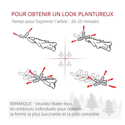 SAPIN DE NOËL ARTIFICIEL HAUTEUR 130CM - 1