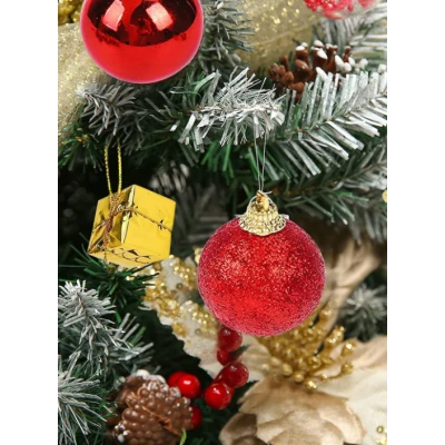 LOT DE 20 DÉCORATIONS DE SAPIN DE NOEL - ACCESSOIRES À SUSPENDRE - 2