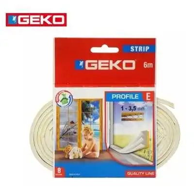 BOURRELET FENÊTRE EN CAOUTCHOUC 6M BLANC GEKO GEKO - 1