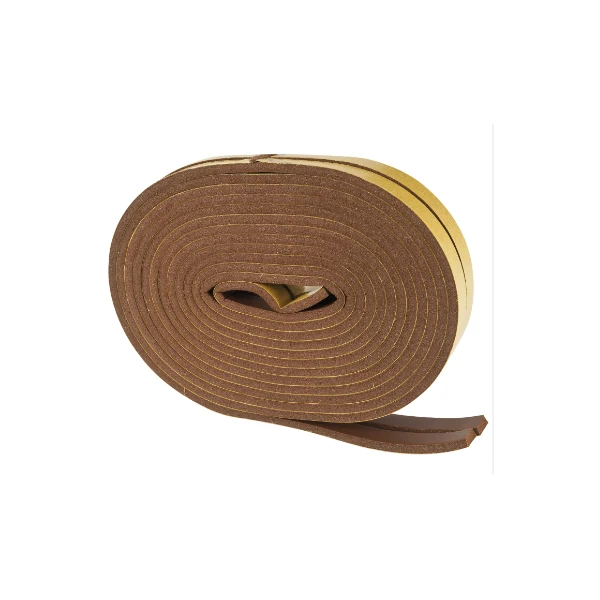 JOINT ADHÉSIF DE FENÊTRE EN PVC MARRON 9 MM*6M MAPPY