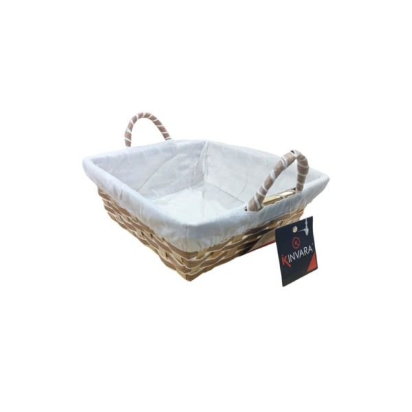 CORBIELLE À PAIN CARRÉE EN OSIER KINVARA