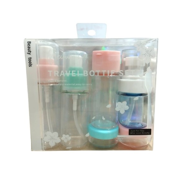 KIT BOUTEILLE VIDE DE VOYAGE 6PIECE SPATULE