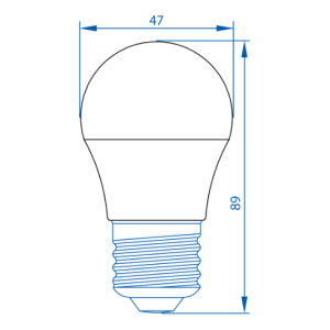 LAMPE LED SPHÉRIQUE 8W E27 LUMIÈRE BLANCHE ECO’NIS FAWANIS FAWANIS - 2