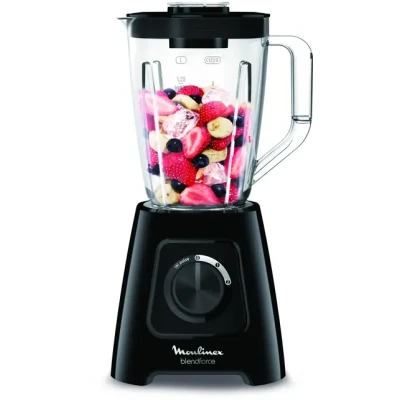 BLENDER BLENDFORCE 600W AVEC 2 BOLS 1.75L ET 1 MOULIN NOIR MOULINEX MOULINEX - 5 BLENDER BLENDFORCE 600W AVEC 2 BOLS 1.75L ET 1 MOULIN NOIR MOULINEX MOULINEX - 5