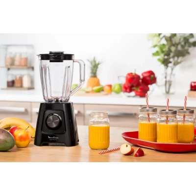 BLENDER BLENDFORCE 600W AVEC 2 BOLS 1.75L ET 1 MOULIN NOIR MOULINEX MOULINEX - 6 BLENDER BLENDFORCE 600W AVEC 2 BOLS 1.75L ET 1 MOULIN NOIR MOULINEX MOULINEX - 6