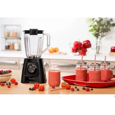 BLENDER BLENDFORCE 600W AVEC 2 BOLS 1.75L ET 1 MOULIN NOIR MOULINEX MOULINEX - 7 BLENDER BLENDFORCE 600W AVEC 2 BOLS 1.75L ET 1 MOULIN NOIR MOULINEX MOULINEX - 7