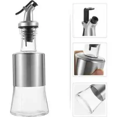 BOUTEILLE D'HUILE ET DE VINAIGRE EN VERRE 250ML - 1