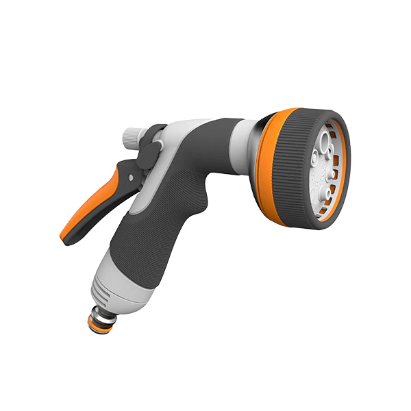 PISTOLET D'ARROSAGE 8JET 10LITRE PAR MINUTE METAL GFGARDEN