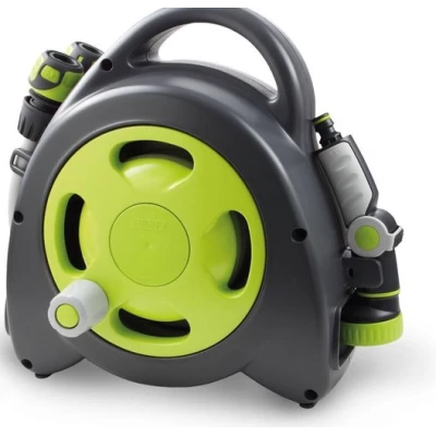 DÉVIDOIR PORTABLE ÉQUIPÉ D'UN TUYAU 16.5M GFGARDEN GF - 1