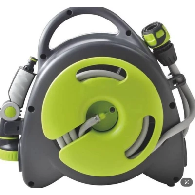 DÉVIDOIR PORTABLE ÉQUIPÉ D'UN TUYAU 16.5M GFGARDEN GF - 3