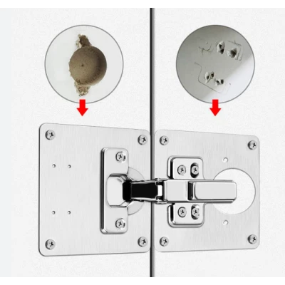 PLAQUE REPARATION CHARNIERES 80*80MM SP39  - 4