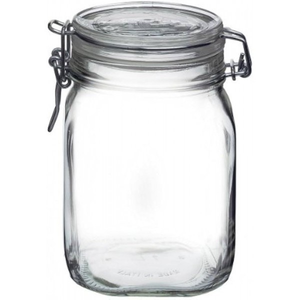 BOCAL HERMÉTIQUE EN VERRE 1L