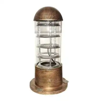 POTELET EXTÉRIEUR EN ALUMINIUM E27 MAX 40W IP54 BRONZE MEDLUX - 1