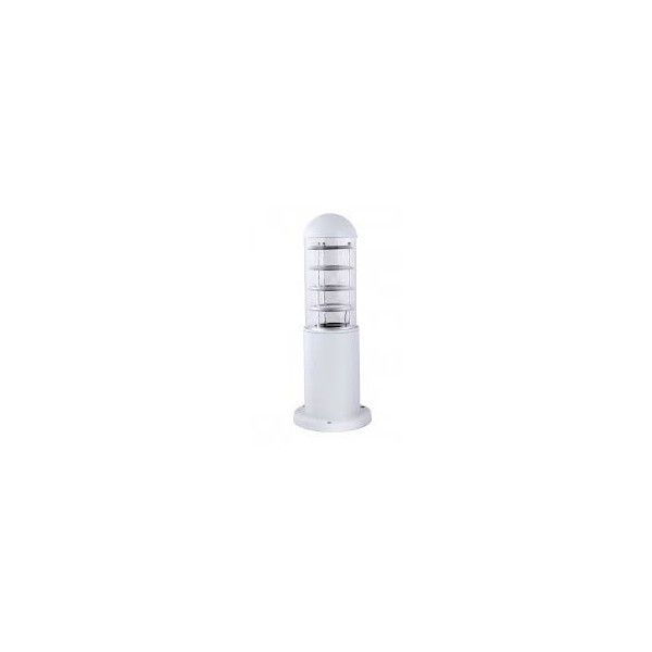 POTELET EXTÉRIEUR EN ALUMINIUM E27 MAX 40W IP54 BLANC MEDLUX