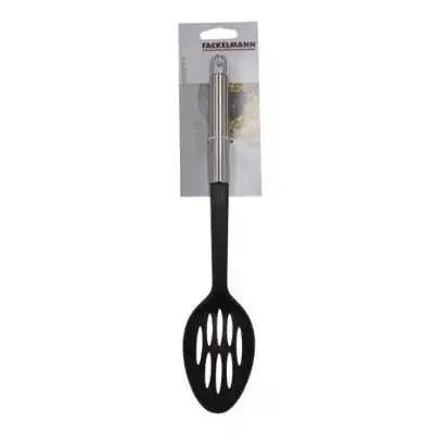 CUILLERE À FENTE EN PLASTIQUE MANCHE INOX FACKELMANN FACKELMANN - 1