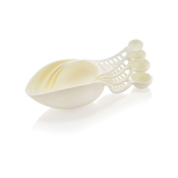 LOT DE 4 CUILLÈRES DOSEUSES EN PLASTIQUE QLUX