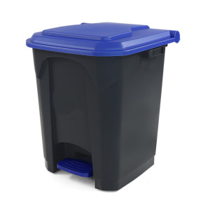 POUBELLE À PÉDALE 50L AVEC COUVERCLE COULEURS SOTUFAB PLAST SOTUFAB PLAST - 3