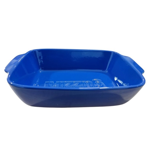 PLAT À FOUR EN CERAMIQUE RECTANGULAIRE 28*20*8CM BLEU GUZZINI