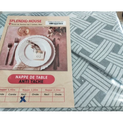 NAPPE ANTITACHE RECTANGULAIRE 2M SPLENDID HOUSE  - 1