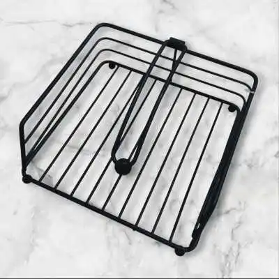 PORTE SERVIETTE DE TABLE EN MÉTAL NOIR KINVARA KINVARA - 1