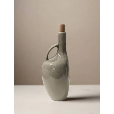 BOUTEILLE CANARD POUR HUILE D'OLIVE 1L LIN CÉLADON HAMILA STONEWARE - 1