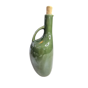 BOUTEILLE D'HUILE D'OLIVE CANARD 1L VERT BRILLANT HAMILA STONEWARE  - 1