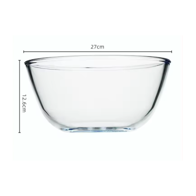 BOL EN VERRE Ø27CM 4.5L DIAMOND DIAMOND - 1 BOL EN VERRE Ø27CM 4.5L DIAMOND DIAMOND - 1