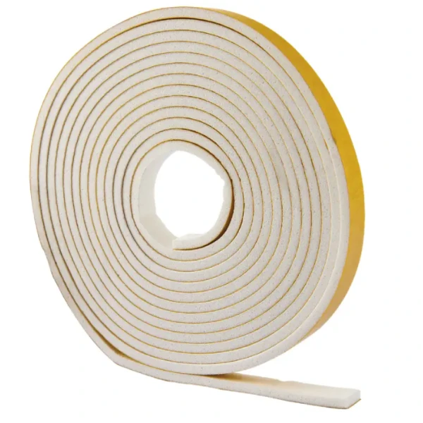 JOINT ADHÉSIF DE FENETRE EN PVC BLANC 9MM*6M
