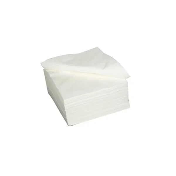 PAQUET DE SERVIETTE EN PAPIER 30*30CM  BLANC