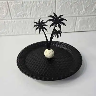 SUPPORT FORME PALMIER POUR RAMADAN NOIR PETIT MODEL - 1